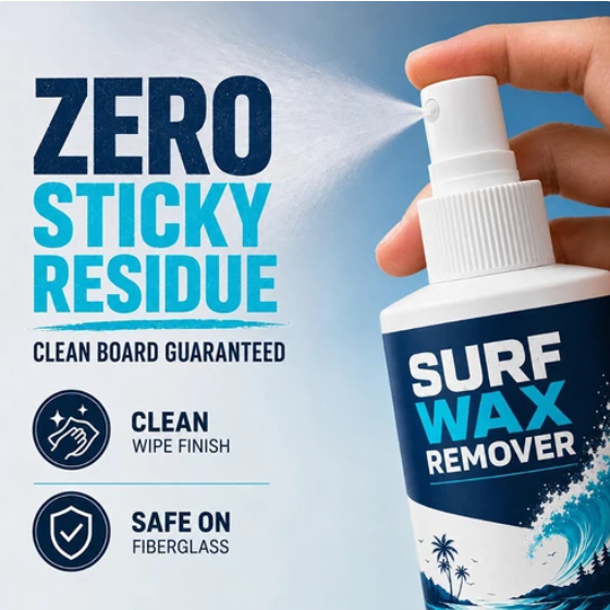 Surfboard Wax Remover Spray Quick Acting Cleansing Formula