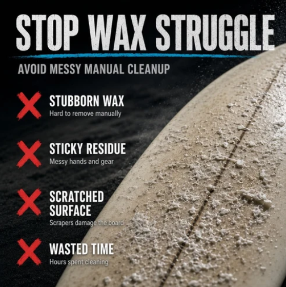 Surfboard Wax Remover Spray Quick Acting Cleansing Formula