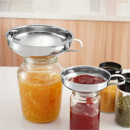 304 Stainless Steel Multi Size Kitchen Funnel Set with Filter