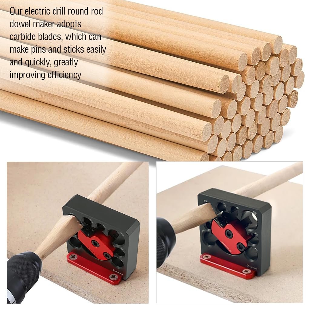 🔥Adjustable Electric Drill Dowel Cutter