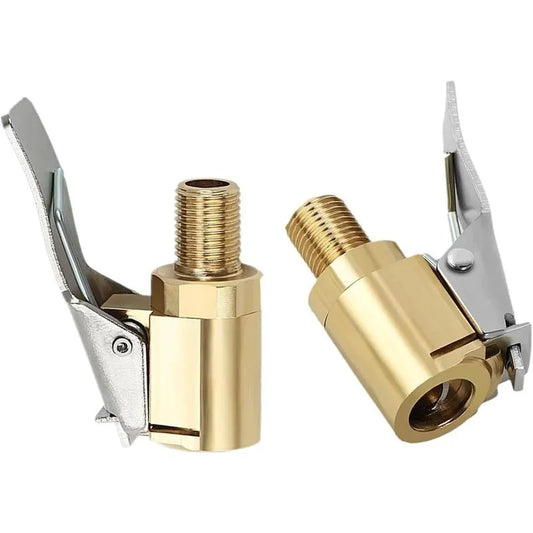 🔥👍Tire Air Chuck with Clip Adapter, No Leakage Tire Chucks for Vehicle Inflator Compressor Pump Connect Accessories Tool