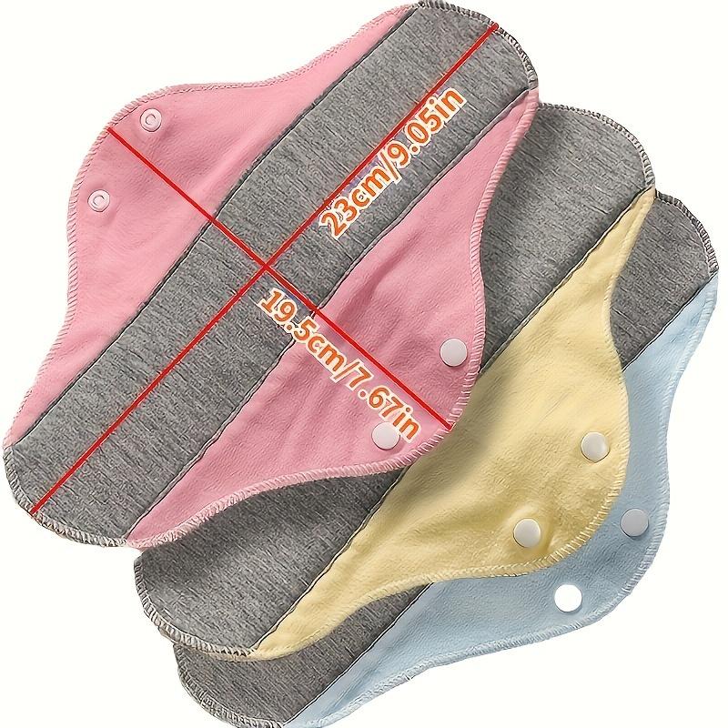 4 almohadillas reutilizables lavables a prueba de fugas para la incontinencia