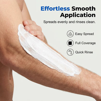 🔥 Buy 1 get 1🧔💨 Men's Gentle Hair Removal Cream – No Razor, No Pain, No Irritation | Smooth in 5 Mins ⏱️✨