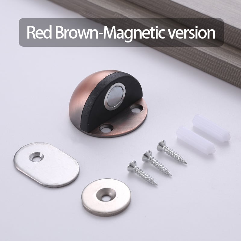 HOT SALE🔥  Hidden Stainless Steel Rubber Dual-use Door Stopper Door Holders