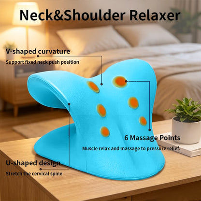 🔥HOT SALE🔥Neck Stretcher ,Neck Hump Corrector,Neck and Shoulder Relaxer Cervical Traction Device Pillow