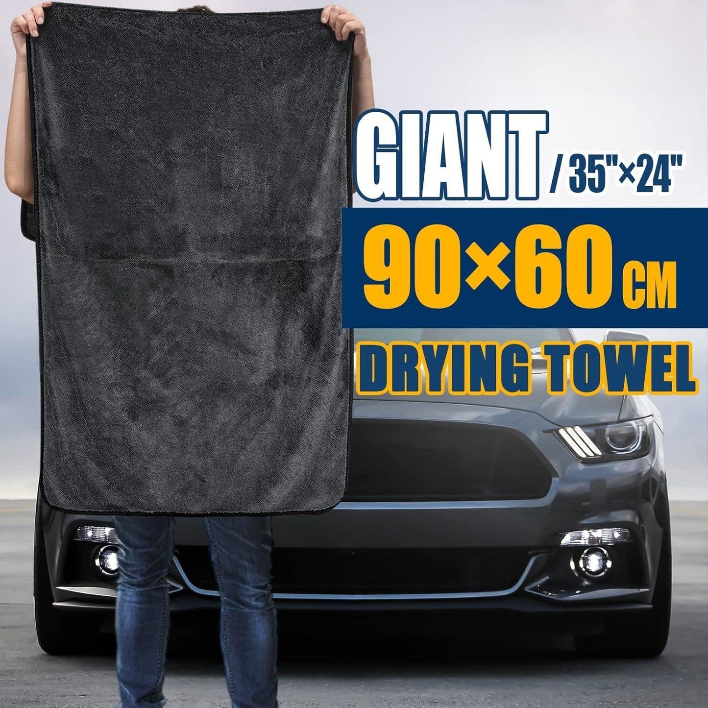 ✨ Microfiber Car Drying Towel