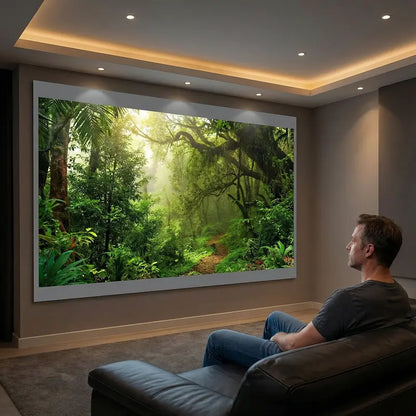 4K UHD Anti-Light Foldable Portable Projector Screen