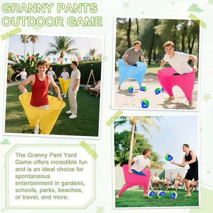Grandma Pants Outdoor Game Set, Parent-Child Game Set, Adult Outdoor Games, Great Gift for Christmas and New Year.