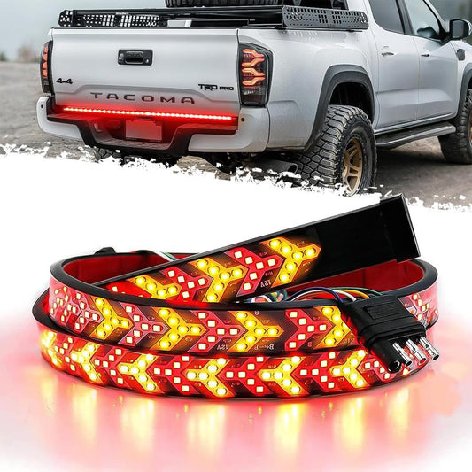 Tira de barra de luces LED para portón trasero de 60 pulgadas