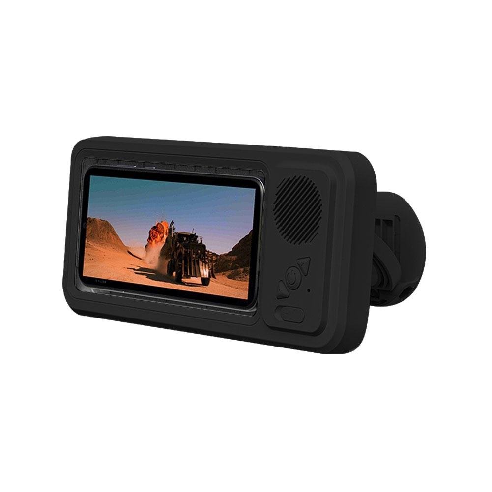 🔥Waterproof Bluetooth Shower Phone Holder - 480° Rotation with Speaker