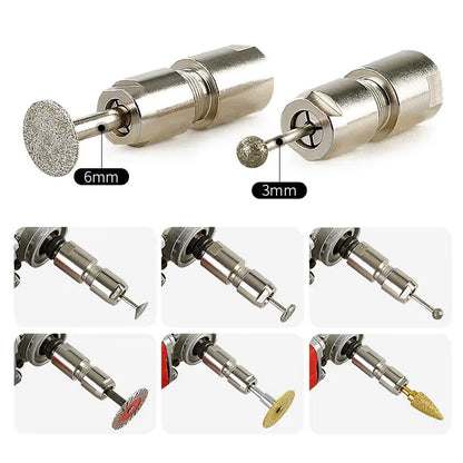 ⚙️Angle Grinder Conversion Kit 🔧 3mm/6mm Dual Collet – 100-type angle grinder Adapter for Carving & Polishing