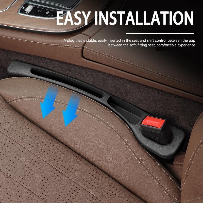 🔥Last Day 50% OFF🔥 Universal Car Seat Gap Filler Strip – Anti-Drop Pad with Seatbelt Slot