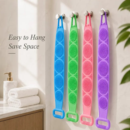 Silicone Bath Brush with Long Handle🚿✨