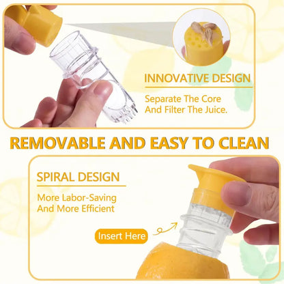 Multifunctional Manual Small Plastic Lemon Juicer For Home Use