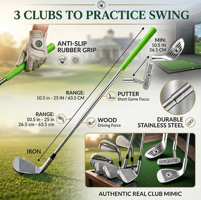 💥🏆Kids Golf Set with Adjustable Clubs – Perfect for Backyard Play