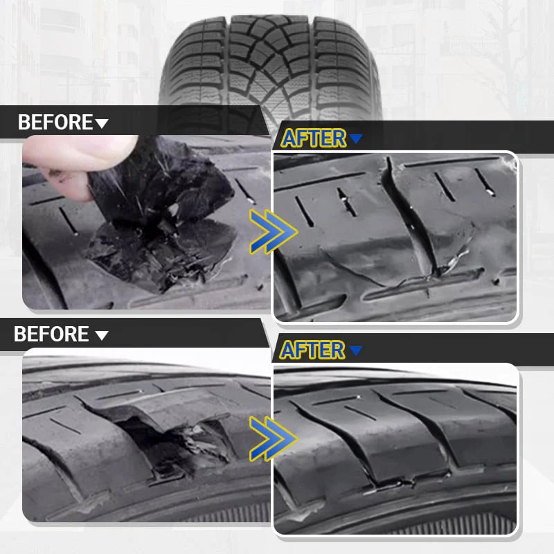 🔥HOT SALE🔥Weather-Resistant Waterproof Flexible Tire Repair Adhesive
