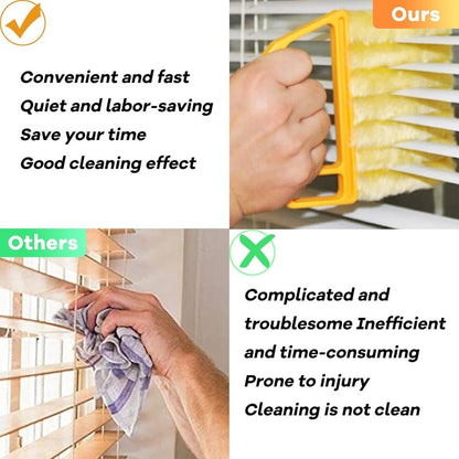 Venetian blind cleaning brush