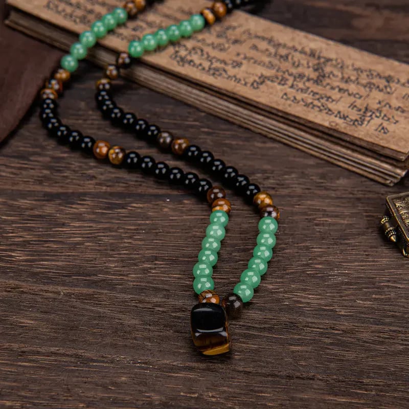 🔥This Week Sale 59% OFF⏰✨Bohemian Natural Stone Beaded Necklace🎁