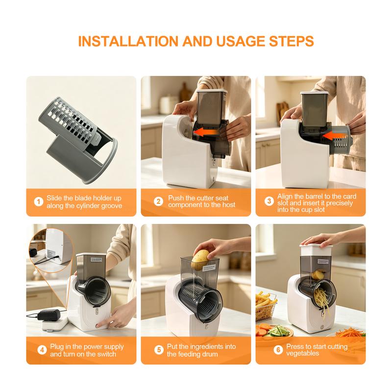 3-in-1 Electric Vegetable Slicer