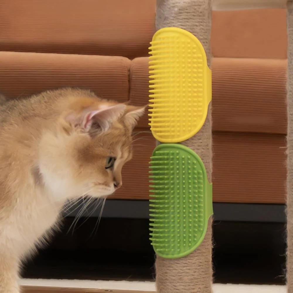 Silicone Grooming Strap Pad – 2-in-1 Self-Groomer