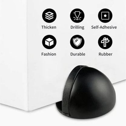 HOT SALE🔥  Hidden Stainless Steel Rubber Dual-use Door Stopper Door Holders