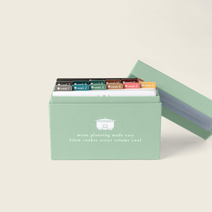 🍽️ Meal Planning Kit with 103 Photo Recipe Cards(Without a gift or present.)