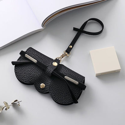 ✨Bolsa para gafas de sol de cuero sintético suave👓️