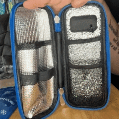Funda de Viaje Refrigerada Nsulin ❄️💙 Pantalla de Temperatura Incorporada 🌡️