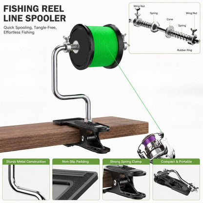 Durable Metal Clamp Spooler