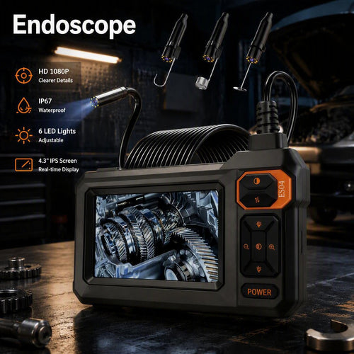 Borescope Camera with Light，For Sewer, Drain, Pipe Inspection