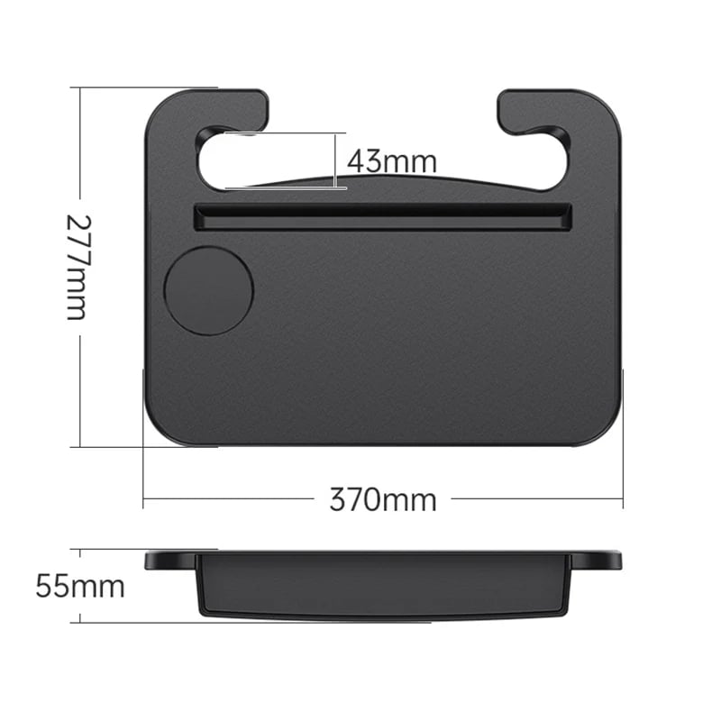 2-in-1 Car Steering Wheel Tray & Seat Gap Filler