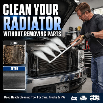🚗 24-Inch High-Pressure Radiator Cleaning Wand