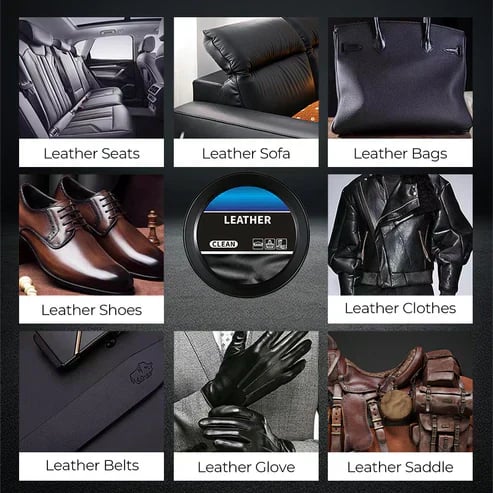 Cleaning and care cream &Cleaning paste for leather care