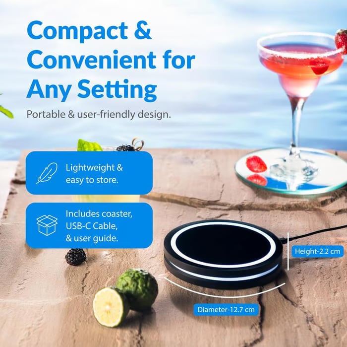 😍 Smart Coaster 2.0 Cocktail Machine – Your Home Smart Mixologist, Grab Now!