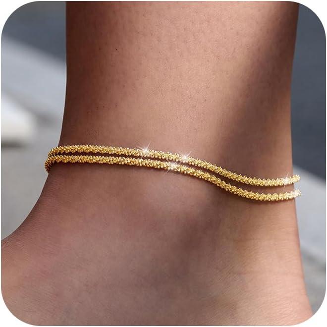🎉🔥Dainty Layered Anklet For Women（free Exquisite gift box）