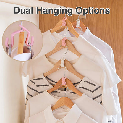 Space Saving Hangers Connector Hooks 20 Counts, High Load-bearing Clothes Hanger Connector Hooks, Hooks for Hangers