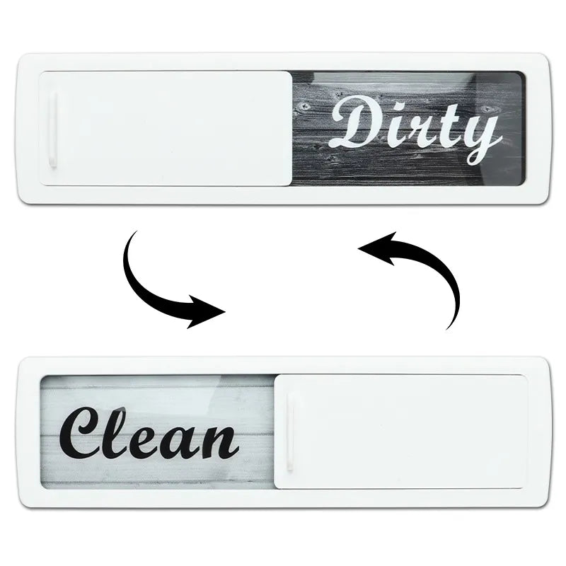 Clean Dirty Dishwasher Magnet Indicator Sign ✨