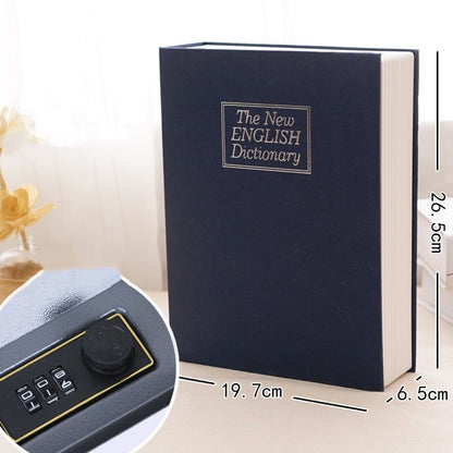 🔥2026 NEW ARRIVAL🔥Simulated Book Safe, Combination Book-style Cash Lock Box, Secret Hidden Storage Box