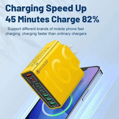 🎁8-Port Smart USB-C & USB-A Fast Charging Hub for Phones & Tablets