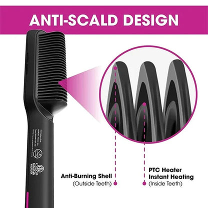 💖49% OFF💖-Negative Ion Hair Straightener Styling Comb