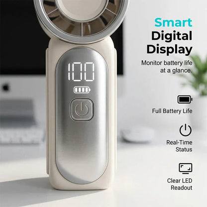 ❄️ Portable High-Speed Mini Fan 💨 Durable Compact Handheld Cooling Fan