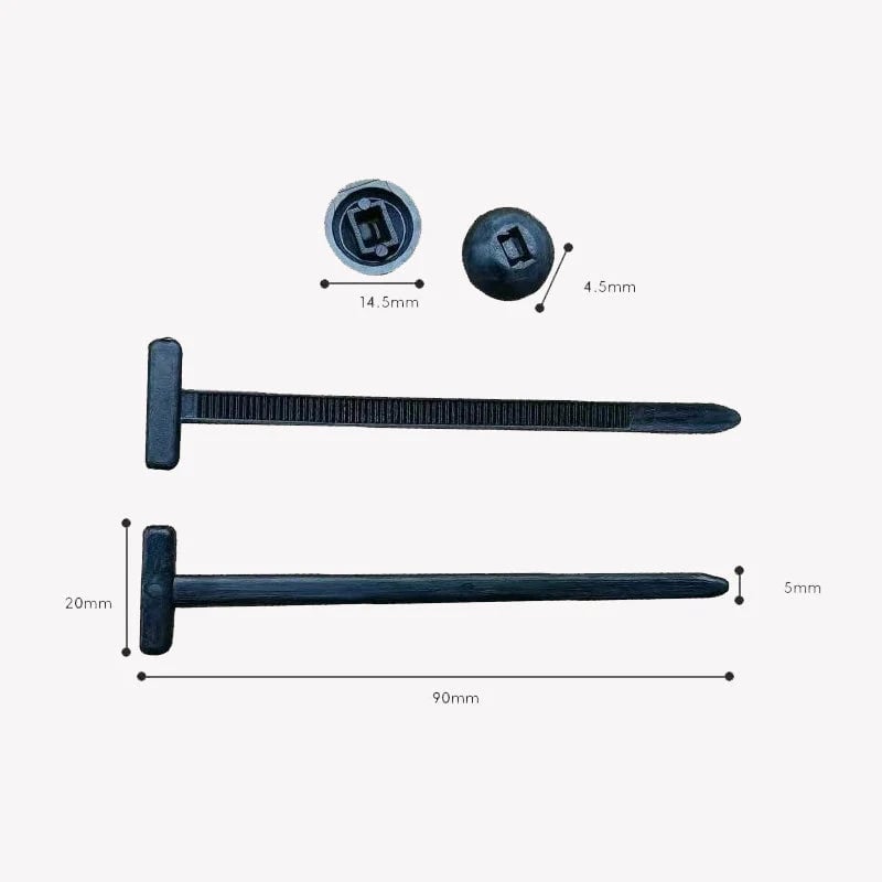 🚗 Instant Car Fix 🔧 Nylon Universal Cable Tie Buckle - For Quick, Secure Vehicle Part Fastening!