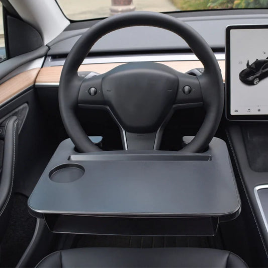 Bandeja para volante de coche 2 en 1 y relleno para huecos de asiento