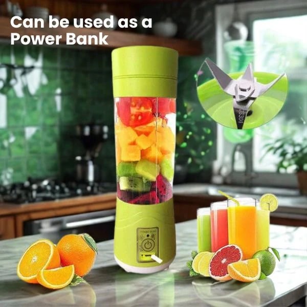2-in-1 Juicer Bottle | Compact & Sleek | Travel-Friendly