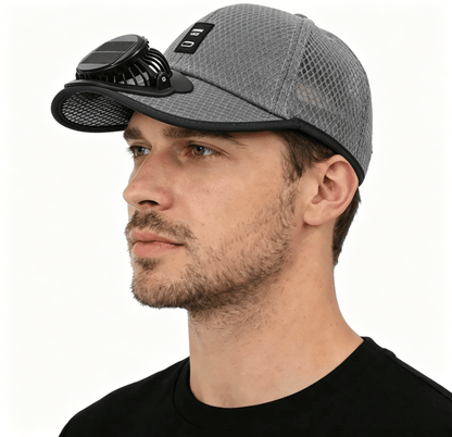 ☀️ HOT SALE 2026 Pro Outdoor Cooling Hat – Solar + USB Dual-Powered Fan Cap with UPF 50+ Sun Protection