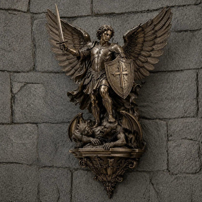 🕊️Luz de pared Arcángel San Miguel Ángel de la Guarda✨