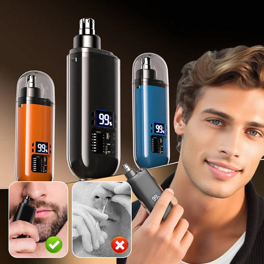 👃 Recortador Eléctrico Inteligente de Vello Nasal | Aseo sin dolor y Diseño impermeable | El regalo perfecto para el cuidado personal 🎄✨