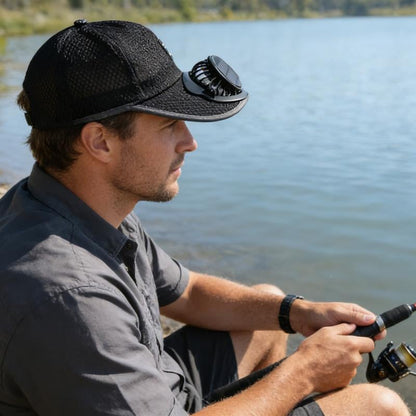 ☀️ HOT SALE 2026 Pro Outdoor Cooling Hat – Solar + USB Dual-Powered Fan Cap with UPF 50+ Sun Protection