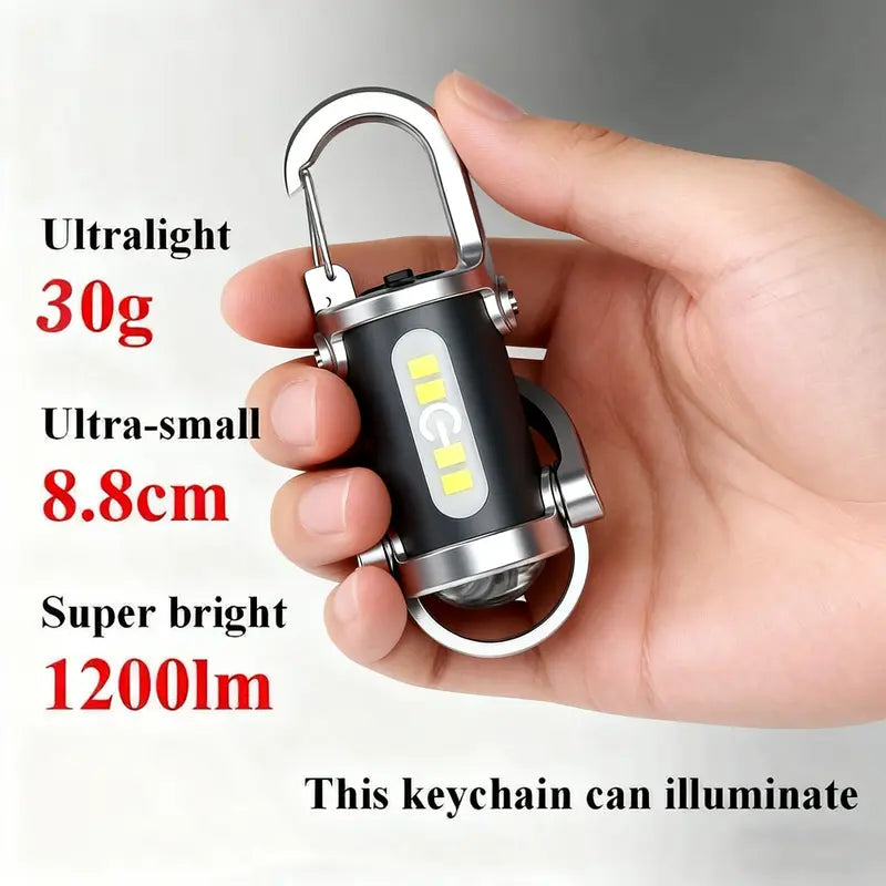 Rechargeable Mini Keychain Flashlight🌟Super Bright
