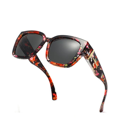 Mirrored Sunglasses Polarized Fit Over Glasses for Women Men for Driving